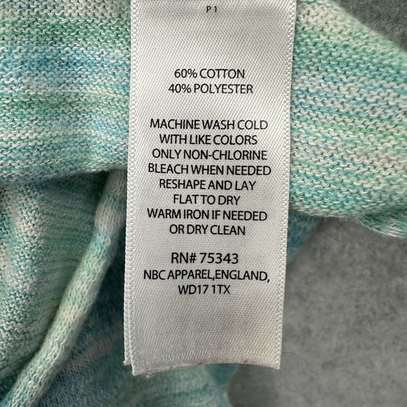 DAKINI Women's Open Front Cardigan Lightweight Sweater Cotton Blend Size Small‎ - Picture 6 of 8